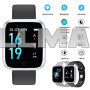Фитнес-браслет Apple band T80, два браслета, silver